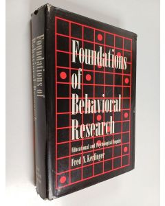 Kirjailijan F.N. Kerlinger käytetty kirja Foundations of Behavioral Research