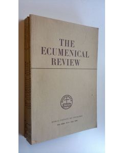 Tekijän W.A. Visser 't Hooft  käytetty kirja The Ecumenical review No. 1-4 - A quarterly : Vol. XIII  - 1960-61