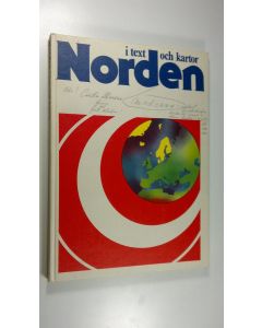 Kirjailijan Hans W.son Ahlmann käytetty kirja Norden i Text Och Kartor