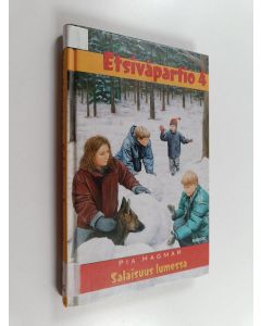 Kirjailijan Pia Hagmar käytetty kirja Salaisuus lumessa