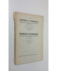 käytetty kirja Selostuksia ja tiedonantoja Korkeimman oikeuden ratkaisuista vuonna 1939: heinäkuu - syyskuu