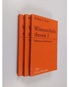 Kirjailijan Wilhelm K. Essler käytetty kirja Wissenschaftstheorie 1-3