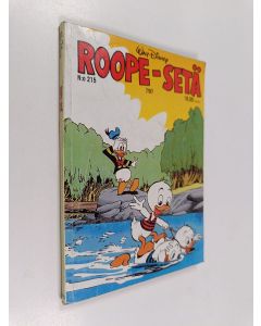Kirjailijan Walt Disney käytetty kirja Roope-setä 7/97