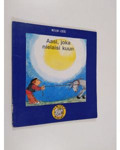 Kirjailijan Renada Mathieu käytetty kirja Aasi, joka nielaisi kuun