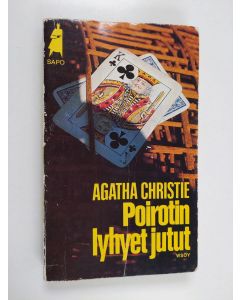 Kirjailijan Agatha Christie käytetty kirja Poirotin lyhyet jutut