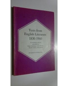 Kirjailijan Bengt Altenberg käytetty kirja Texts from English Literature 1830-1960