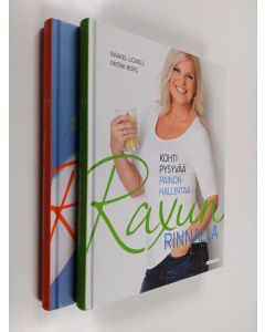 Kirjailijan Raakel Lignell käytetty kirja Raakel Lignell -setti (2kirjaa) : Raxun remppa - rapakunnosta hyvään oloon ; Raxun rinnalla - kohti pysyvää painonhallintaa