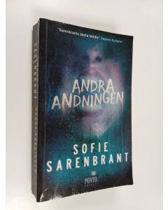 Kirjailijan Sofie Sarenbrant käytetty kirja Andra andningen