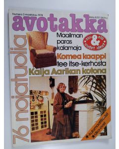 käytetty kirja Avotakka 3/1978