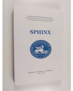 käytetty kirja Sphinx. Årsbok - Vuosikirja - Yearbook 2023-2024