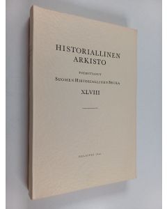 käytetty kirja Historiallinen arkisto XLVIII : In memoriam ; Länsi-uudenmaan malamanit ja malavero ; Referat ; Nälkävuodet 1866-68 Ala-Sääksmäen kihlakunnassa ; Referat ; Suomen Historiallisen Seura pöytäkirjat syysk. 27 p:stä 1937- toukok. 31:ään 1941 ; 