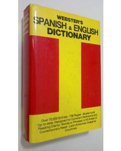 Kirjailijan Edwin B. Williams käytetty kirja Webster's spanish and english dictionary