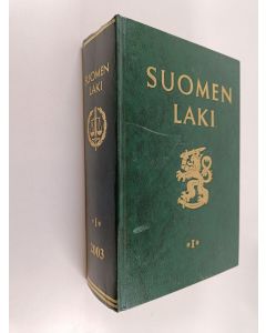 käytetty kirja Suomen laki 2003 osa 1