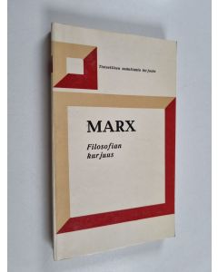Kirjailijan Karl Marx käytetty kirja Filosofian kurjuus