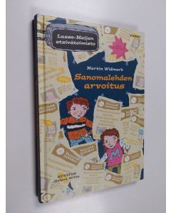 Kirjailijan Martin Widmark käytetty kirja Sanomalehden arvoitus