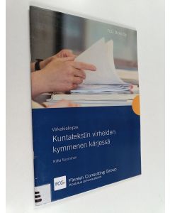 Kirjailijan Riitta Suominen käytetty teos Kuntatekstin virheiden kymmenen kärjessä : virkakieliopas