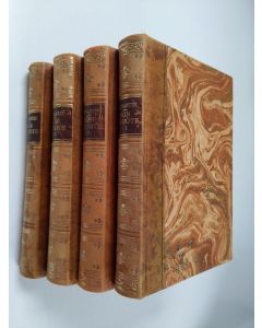 Kirjailijan de Gervantes Saavedra Miguel käytetty kirja Don Quijote-setti (4 kirjaa): Mielevä Hidalgo Don Quijote Manchalainen Edellinen osa 1 ; Mielevä Hidalgo Don Quijote Manchalainen Jälkimmäinen osa 1 ; Mielevä Hidalgo Don Quijote Manchalainen Edellin