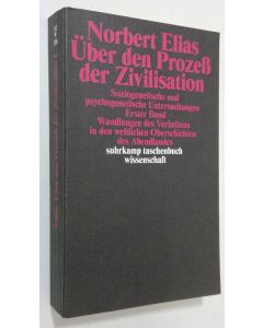 Kirjailijan Norbert Elias käytetty kirja Wandlungen des Verhaltens in den weltlichen Oberschichten des Abendlandes