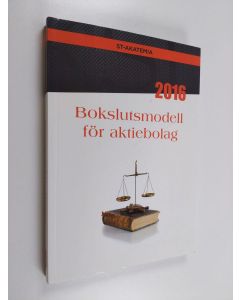 käytetty kirja Bokslutsmodell för aktiebolag 2016
