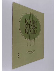 Kirjailijan Otto J. S. Ehrström käytetty teos Kodin kitarakoulu 3