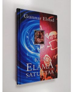 Kirjailijan Gunnar Elstad käytetty kirja Kun elämä satuttaa