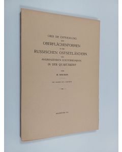 Tekijän Hans Hausen  käytetty kirja Über die Entwicklung der Oberflächenformen in den russischen Ostseeländern und angrenzenden Gouvernements in der Quartärzeit