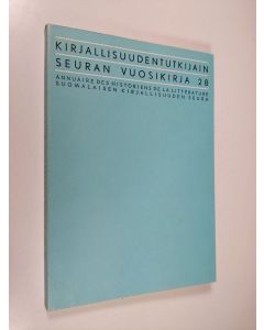 käytetty kirja Kirjallisuudentutkijain seuran vuosikirja 28