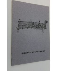 käytetty teos Helsingfors universitet (ERINOMAINEN)