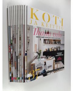 käytetty kirja Koti ja keittiö vuosikerta 2019 (1-12, no 1 puuttuu)