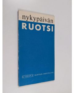 käytetty kirja Nykypäivän Ruotsi