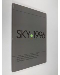 käytetty kirja SKY 1996 : Suomen kielitieteellisen yhdistyksen vuosikirja = Språkvetenskapliga Föreningens i Finland Årsbok 1996