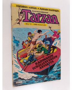 Kirjailijan Edgar Rice Burroughs käytetty teos Tarzan 11/1980 : Kadonneen sukellusveneen arvoitus
