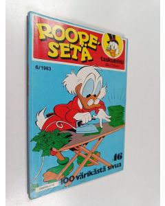 Kirjailijan Walt Disney käytetty kirja Roope-setä 6/1983