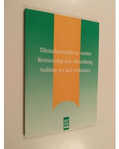 käytetty kirja Tilintarkastuslaki ja -asetus Revisionslag och -förordning