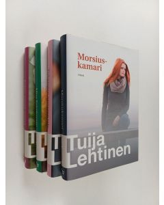 Kirjailijan Tuija Lehtinen käytetty kirja Tuija Lehtinen-setti : Kolme miestä netissä ; Miss seinäruusu ; Tuhansien aamujen talo ; Morsiuskamari