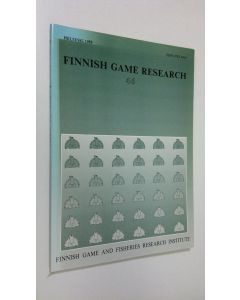 käytetty kirja Finnish game research 46 (1989)