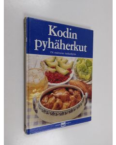 Kirjailijan Maj Wennerholm käytetty kirja Kodin pyhäherkut : 52 pyhäateriaa, alkupalat, lämmin- ja jälkiruoka, 156 maittavaa ruokaohjetta