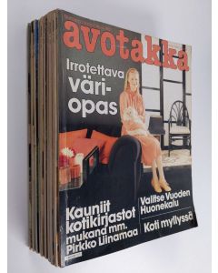 käytetty kirja Avotakka vuosikerta 1981 (1-11, nro 12 puuttuu)