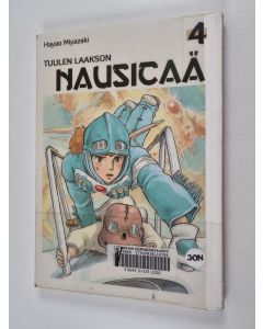 Kirjailijan Hayao Miyazaki käytetty kirja Tuulen laakson Nausicaä 4