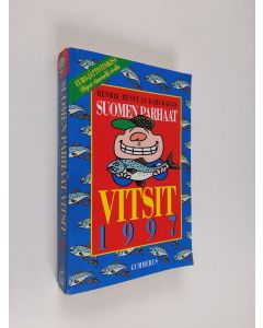 Kirjailijan Henrik Muste käytetty kirja Suomen parhaat vitsit 1997
