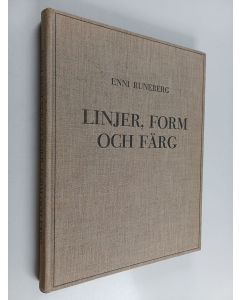 Kirjailijan Enni Runeberg käytetty kirja Linjer, form och färg : teckningsundervisningen : bilderna utförda av hennes elever