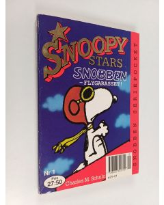 Kirjailijan Charles M. Schulz käytetty kirja Snoopy stars : Snoopy och hans vänner 1 - Snobben - flygarässet
