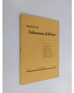 käytetty teos Naisten liikunnanjohtaja 2/1950