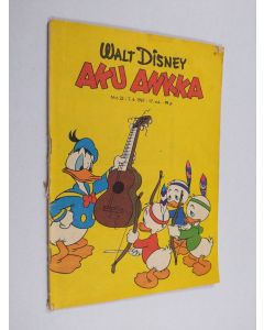 Kirjailijan Walt Disney käytetty teos Aku Ankka 23/1967