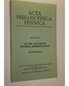 Kirjailijan Risto Pitkänen käytetty kirja On the analysis of pictorial representation