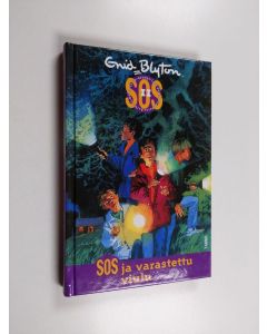 Kirjailijan Enid Blyton käytetty kirja SOS ja varastettu viulu