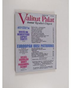 käytetty kirja Valitut palat huhtikuu 1985
