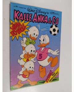 Kirjailijan Walt Disney käytetty teos Kalle Anka & C:o nr.31/1983