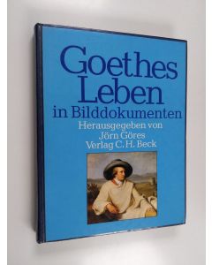 Kirjailijan Johann Wolfgang von Goethe käytetty kirja Goethes Leben in Bilddokumenten