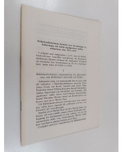 käytetty teos Riddarhusdirektionens berättelse över förvaltningen av Ridderskapet och Adelns angelägenheter mellan adelsmötena åren 1976-1979
